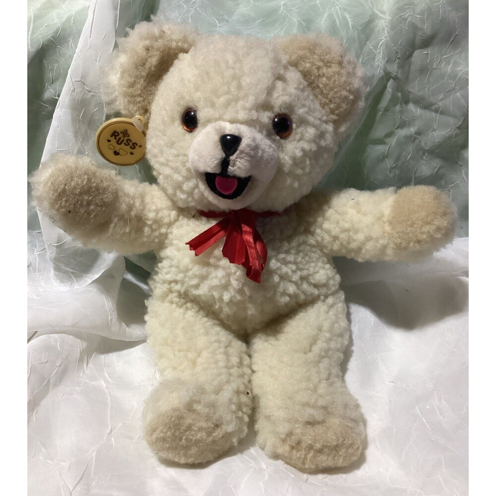 Russ Snuggle Teddy Bear Plush Fabric Softener Stuffed Lever Brothers 1986 10"